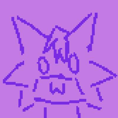 my fursona. a cat (sometimes fops) thing that wears a mask